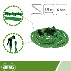 - Tuyau extensible 2073 - 15 m - Vert^Amig Clearance