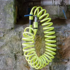 - Tuyau spirale R39 - 7,5 m - Caoutchouc EVA - Vert pistache-Amig Hot