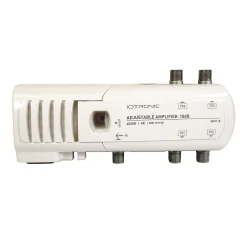 Amplificateur TV 18dB 4 TV 4G/5G, connexion F, gain réglable^