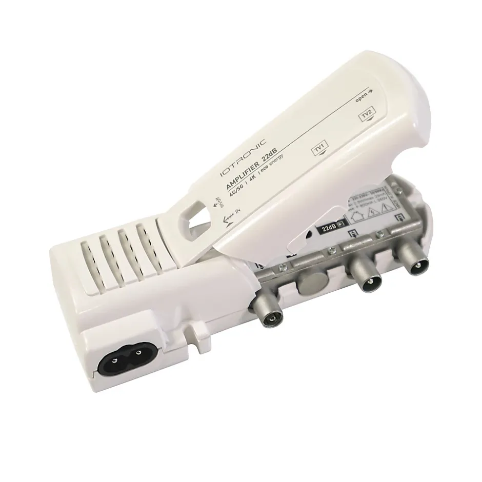 Amplificateur TV 22dB 2 TV 4G/5G, connexion IEC- Hot