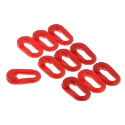 Anneau de jonction Diam 7 mm par 10 pour chaîne de signalisation -^Wilmart New