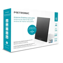 Antenne d'intérieur HD - noire - 416975^Metronic Discount
