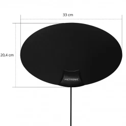 Antenne d'intérieur XP 88 4K UHD - 694 MHz - noire et blanche^Metronic Online