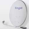 Antenne satellite tête universelle double - 1 sortie ø 80 cm + récepteur FTA^Engel