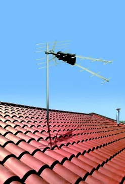 Antenne TNT DUO aluminium avec filtre 4G/5G 14dB- Hot