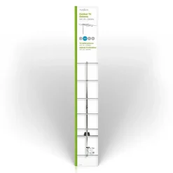 Antenne TV TNT d'Extérieur Gain Max. de 13 dB VHF : 174 - 230 MHz-Nedis Online