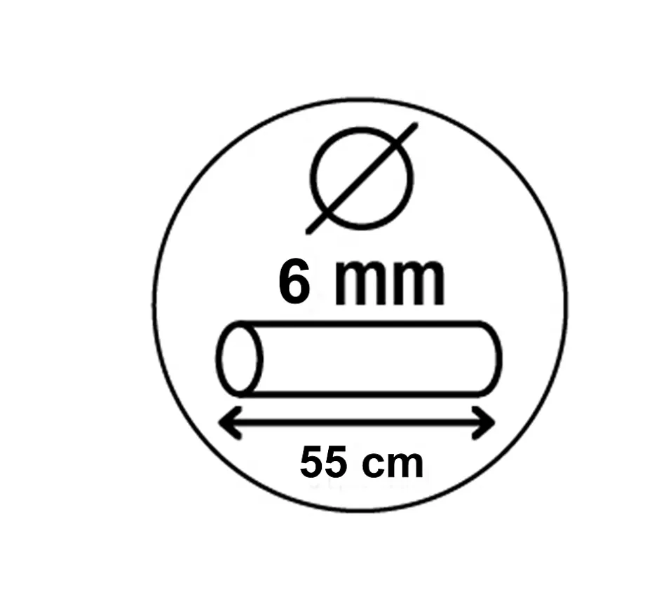 Antivol pour vélo 550 x 90mm Acier Multicolore- Sale