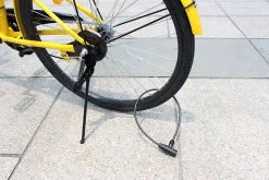 Antivol pour vélo Noir 550 x 90mm Acier^ Discount