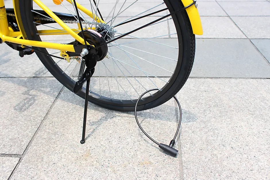 Antivol pour vélo Noir 550 x 90mm Acier^ Discount