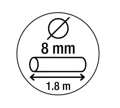 Antivol pour vélo Noir 1800 x 90mm, lot de 3-Smith & Locke Sale