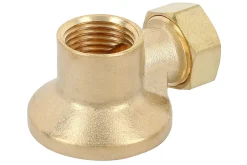 Applique laiton avec écrou à collet battu 14-1/2 - - B01-AML-B-Garis Best