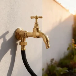 Applique murale pour robinet 15/21 poli^Diall Best