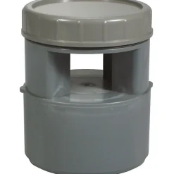 Aérateur à membrane PVC gris - Diamètre 110 mm^Regiplast Best