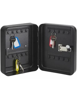 Armoire à clés à combinaison, 3 chiffres, capacité 30 clés, 200x160x75mm, époxy noir --Thirard Hot