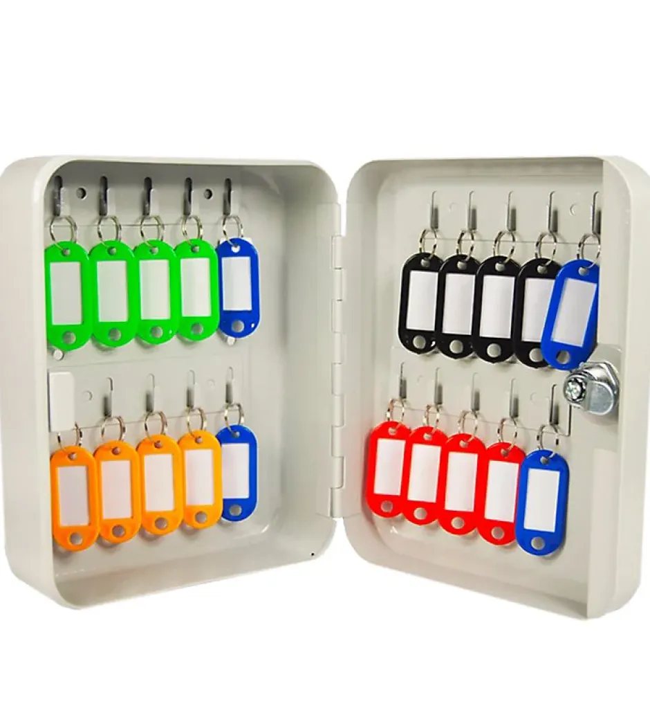 Armoire à clés à serrure fixation murale rangement 20 crochets^Autres Outlet