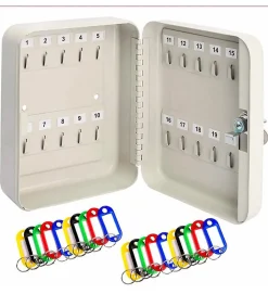 Armoire à clés à serrure fixation murale rangement 20 crochets^Autres Outlet