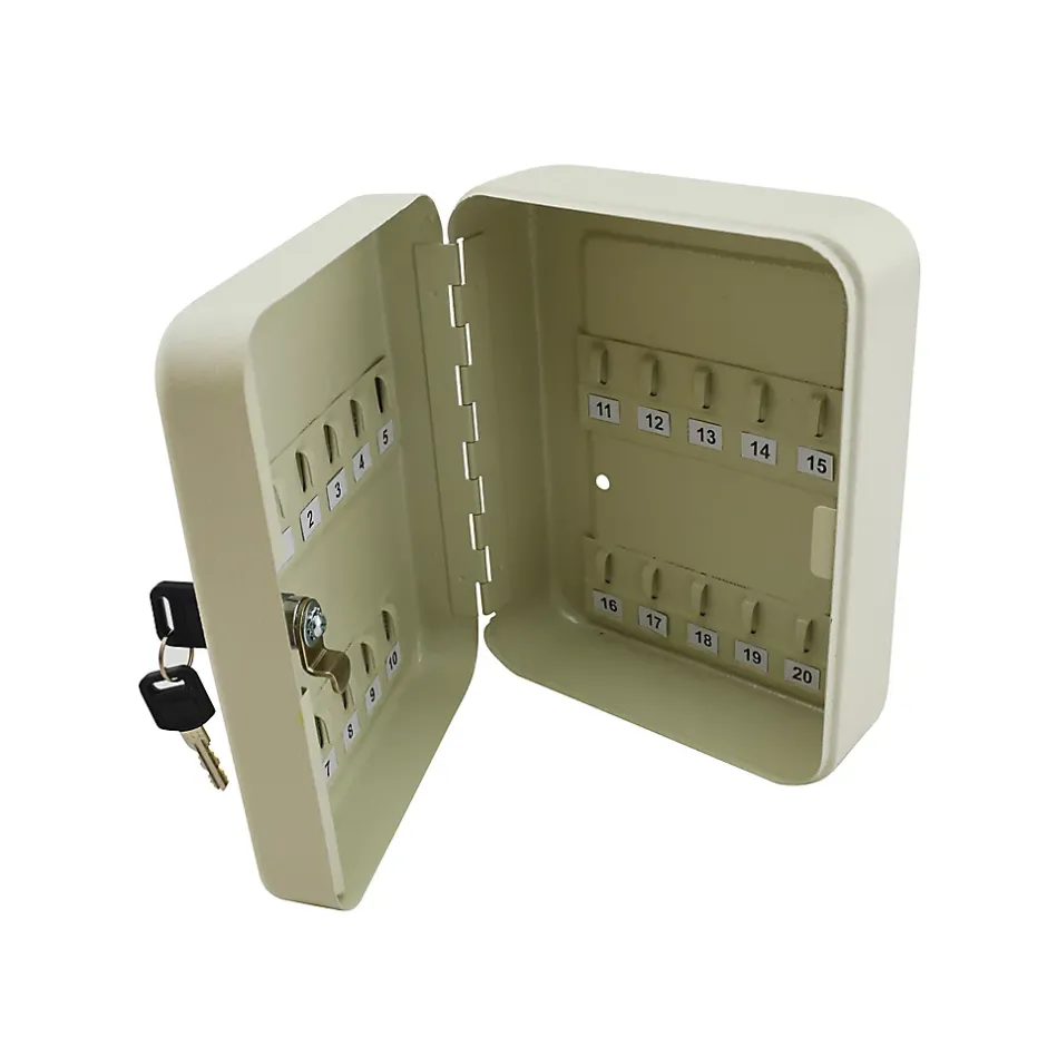 Armoire à clés coffre-fort Blanc en Acier 6000-Smith & Locke Discount