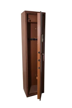 Armoire à fusils à code aspect bois TLE/5, capacité 5 fusils -^Technosafe Discount