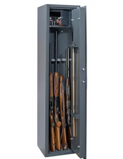 Armoire à fusils Cardiff, fermeture électronique à code, 2 pênes, capacité de 5 fusils -^Thirard Sale