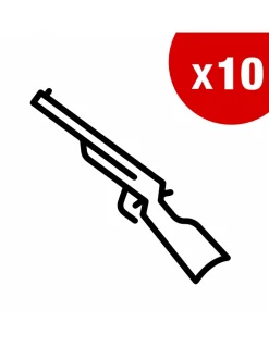 Armoire à fusils Monteria, fermeture électronique à code, 4 pênes, capacité de 10 fusils -^Thirard Outlet