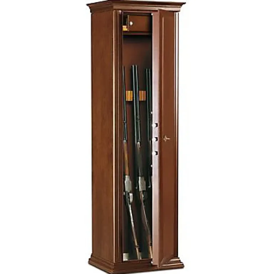 Armoire à fusils serrure à clé EHC/1500FT – 7 armes avec coffre intérieur – 143 L – l.40 x H.150 x P.35 cm^Technomax Discount