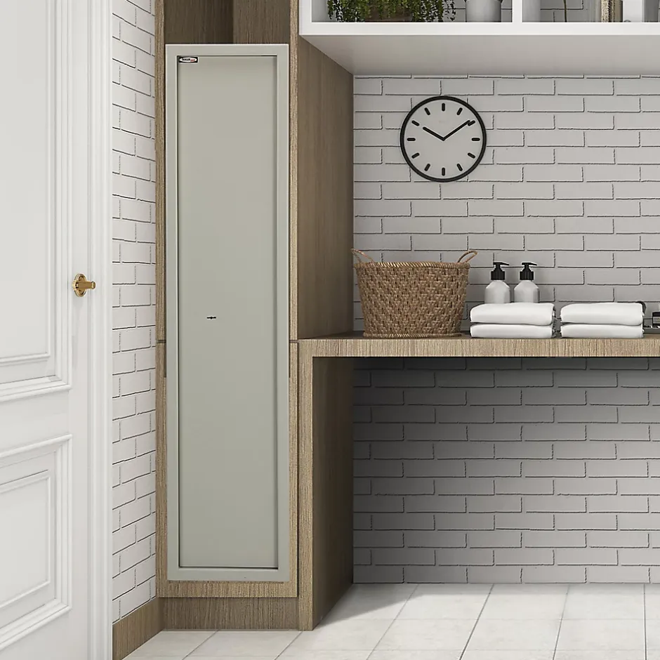 Armoire à fusils serrure double panneton BCK/5 – 5 armes avec coffre munitions – l.22 x H.138 x P.31,5 cm^Technomax Sale