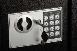 Armoire à fusils serrure électronique – 3 armes, acier noir – 60 L – l.25 x H.125 x P.25 cm^Smith & Locke Hot