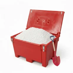 Bac a sable/sel 300l avec grenouillères + pelle-Plast'Up Rotomoulage New