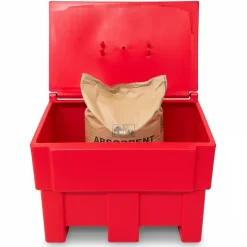 Bac à sable incendie/ à sel de déneigement 300l^Plast'Up Rotomoulage Hot