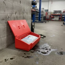 Bac à sable incendie/ à sel de déneigement 50l- lot de 10^Plast'Up Rotomoulage Clearance