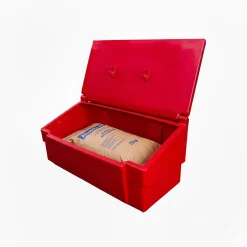 Bac à sable incendie/ à sel de déneigement 100l -lot de 10-Plast'Up Rotomoulage Best