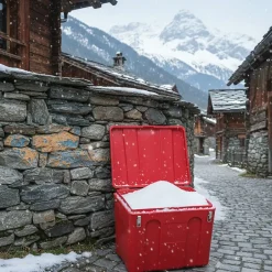 Bac à sable incendie/ à sel de déneigement 140l-Plast'Up Rotomoulage Outlet