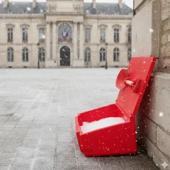 Bac à sable incendie/ à sel de déneigement 50l + pelle- lot de 10^Plast'Up Rotomoulage Clearance