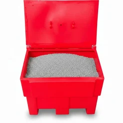 Bac à sable incendie/ à sel de déneigement 300l- lot de 6-Plast'Up Rotomoulage Clearance