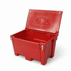 Bac à sable incendie/ à sel de déneigement 300l + grenouillères-Plast'Up Rotomoulage Best
