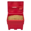 Bac à sable incendie/ à sel de déneigement 300l + pelle^Plast'Up Rotomoulage New