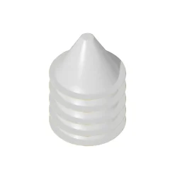 Balise tronconique blanche lot de 5^Plast'Up Rotomoulage Best