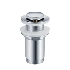 Bonde clic-clac sans trop-plein, pour lavabo, finition chrome, laiton^Balneo Clearance