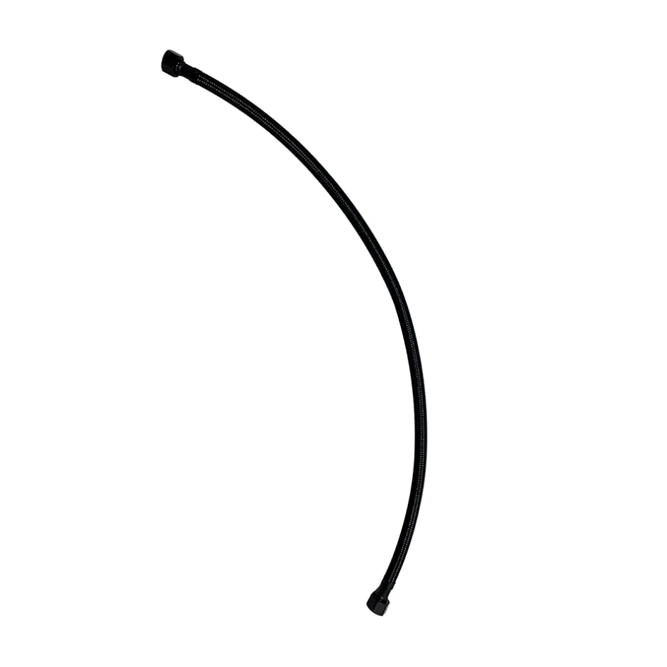 Flexible d'alimentation 3/8" x 3/8" 40 cm noir tuyau PEX avec tresse^Balneo Hot