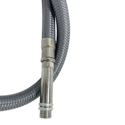 Flexible de raccordement pour robinet 3/8 x M10 60 cm tuyau PEX gris durable^Balneo New