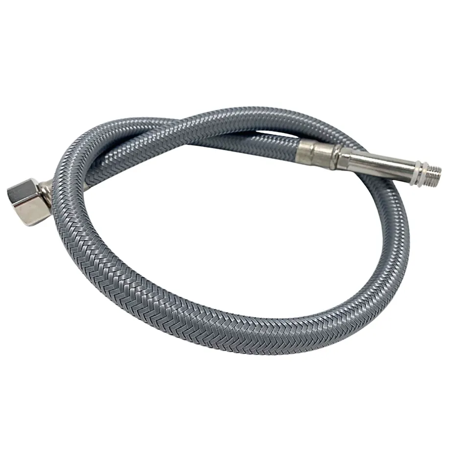Flexible de raccordement pour robinet 3/8 x M10 40 cm tuyau PEX gris durable-Balneo Outlet