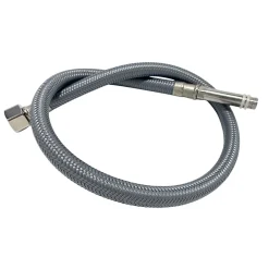 Flexible de raccordement pour robinet 3/8 x M10 50 cm tuyau PEX gris durable^Balneo Outlet