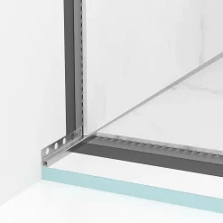 Profilé murale inclinée à gauche pour douche 120cm, acier inoxydable, finition inox, Pente de 1,5%-Balneo Sale