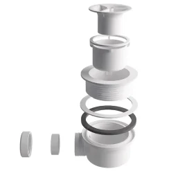 Siphon 87mm, pour receveurs de douche, hautere 87mm, Stone Tray^Balneo New