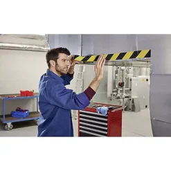 Bande adhésive de marquage Signal Premium 58134-00000-00 rouge et blanc 50 mm x 66 m^Tesa