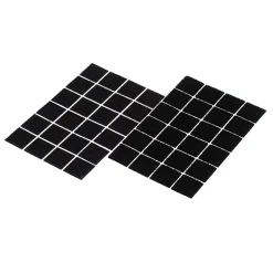 Bande adhésive format carré noir 25 mm - 24 pièces^Diall Discount