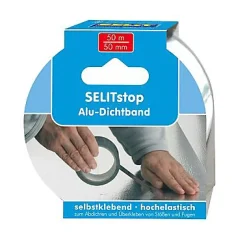 Bande aluminium adhésive , 50 m-SELIT New