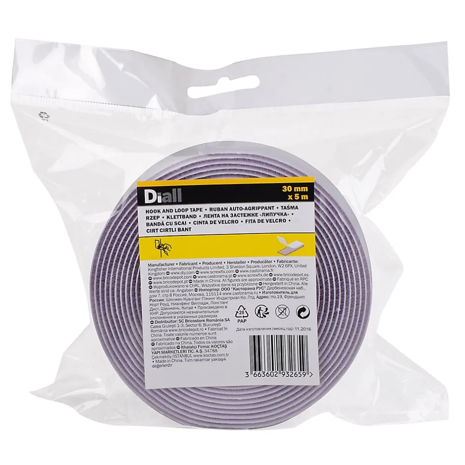 Bande auto-aggrippante blanche 5 m x 30 mm^Diall Online