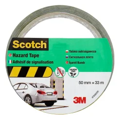 Bande de marquage noir et jaune, 50 mm x 33 m x 0,15 mm^Scotch Online