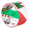 Bande de marquage blanc et rouge, 50 mm x 33 m x 0,15 mm-Scotch